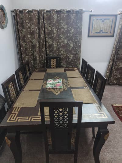 Dining Table with 8 Chairs