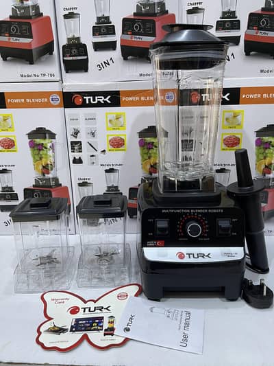 Juicer Blender Grinder Set  Commercial Quality Heavy Duty Turkey Brand