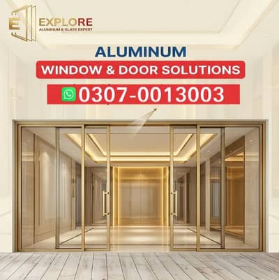 glass & Aluminium windows / Home interior  and glass work