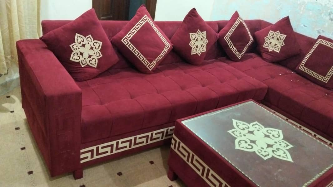 L Shaped sofa 1