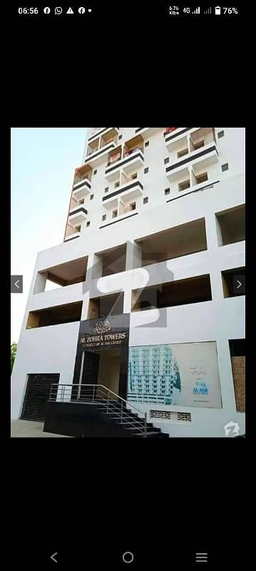Al zohra tower apartments 2 bed DD lounge American kitchen Lift CCTV camera 24 hours security water available