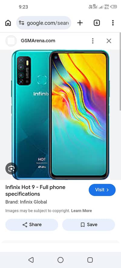 Infinix Hot 9
