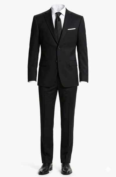 3 pcs Suit Black New