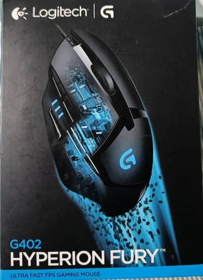 Logitech g402 Hyperion furry gaming mouse | original box | 8.5/10.