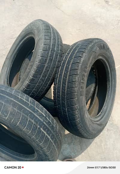Used as new. Only serious buyers contact. Four tyres.