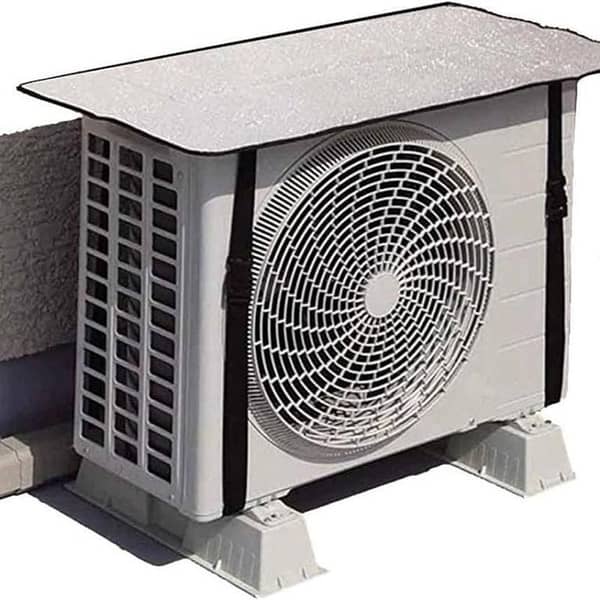 Ac Outdoor Unit Protector Heat Insulation Sunlight Shade Protector From Dust With Adjustable Buckle Rain Cover Air Conditioner Cover