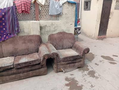 5 seater sofas in use urgent for sale