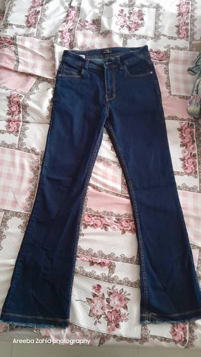 Dark Blue flared jeans