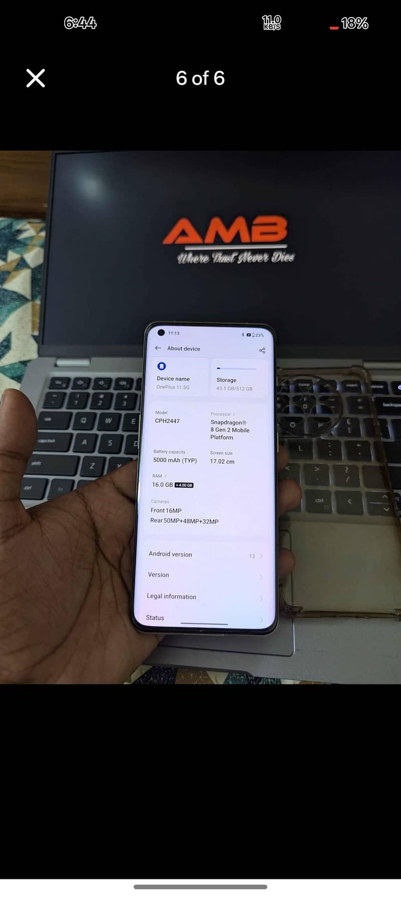 One Plus 11 4