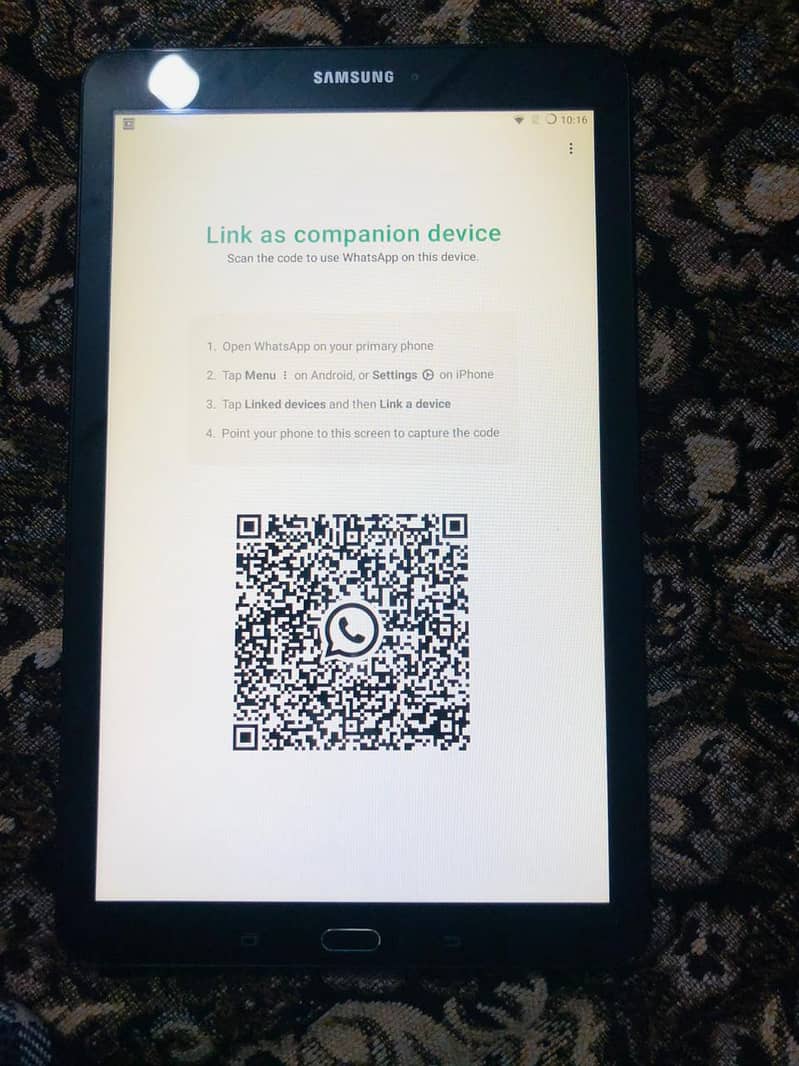 Samsung tab e 6