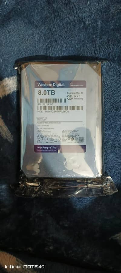 WD Purple  8TB surveillance HDD