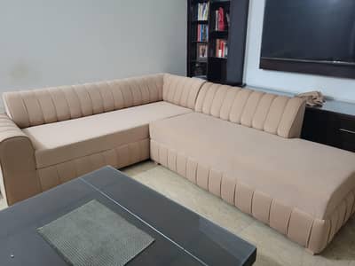 L shaped sofa