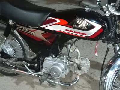 Honda CD 70 Black 2025