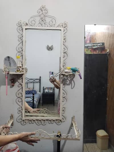 Victorian style mirror in used condition
