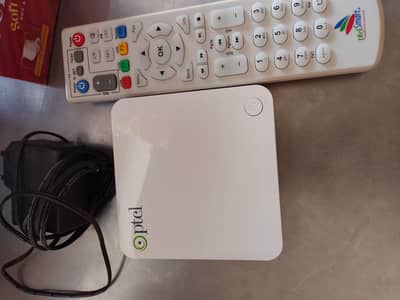 PTCL Smart TV IPTV Box with Remote & Adapter – Excellent Condition