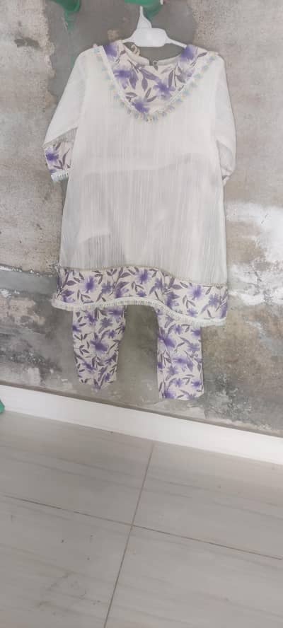 white paper cotton dress