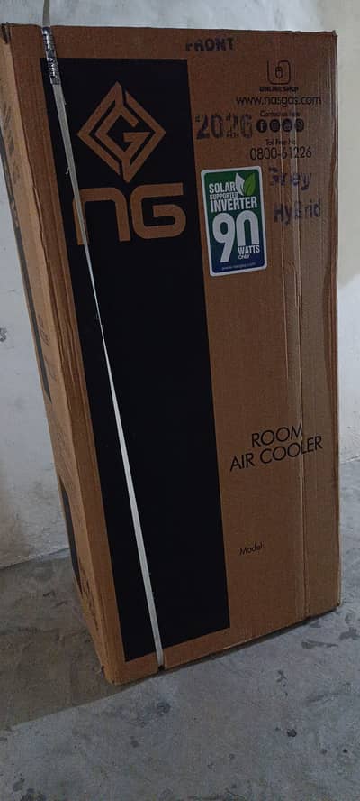 SOLAR SUPPORTED INVERTER ONLY 90W AND BIG AIR THROW FAN TECHNOLOGY