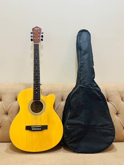 Caravan Music CS Cutaway Acoustic Guitar – Ready to Play! 