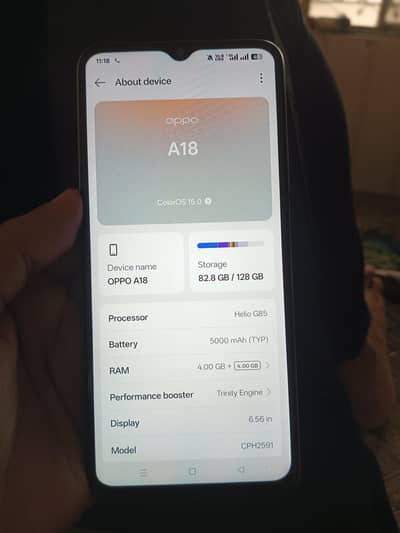 OPPO A18 for sale very good condition all ok