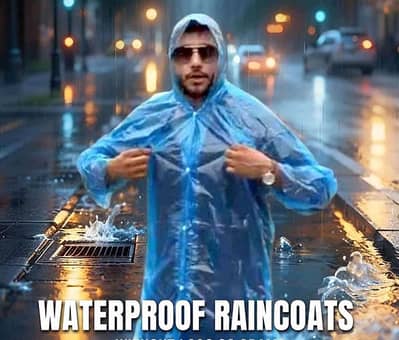 Waterproof Raincoats Without Logo 80 Grams - Rain coat Hiking Long Hoo