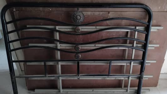rod iron bed for sale without mattress
