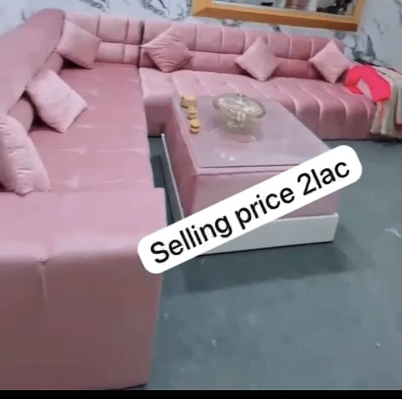 L shape sofa 2