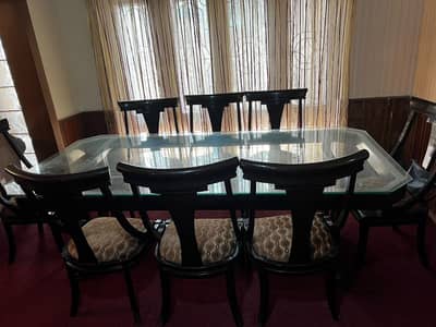 Solid Wood 8 Seater Dining Table