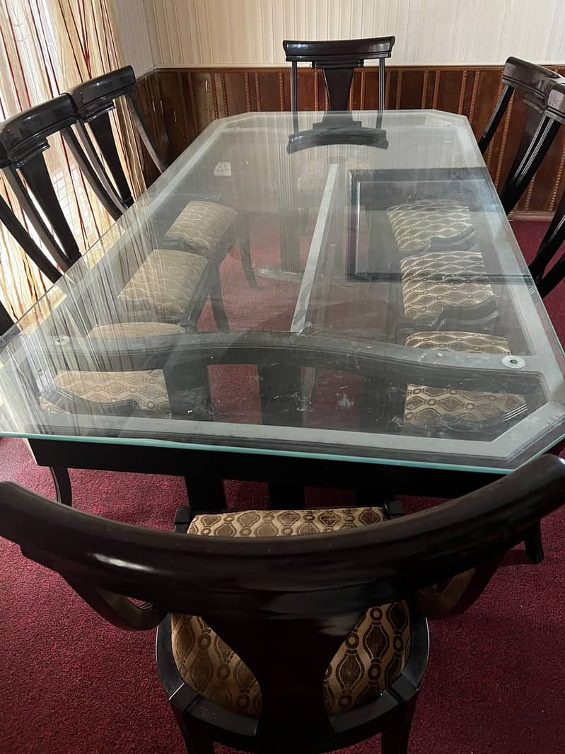 Solid Wood 8 Seater Dining Table 1
