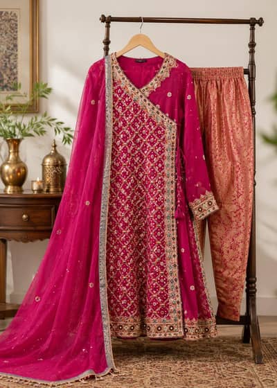 Angrakha open A-line long shirt