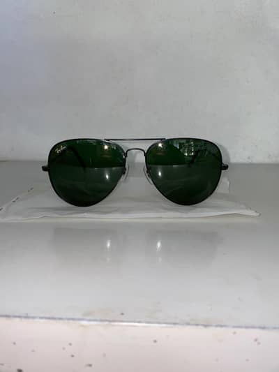 original Ray ban Aviator RB 3026 /made in Italy /green G15/9-10 condi