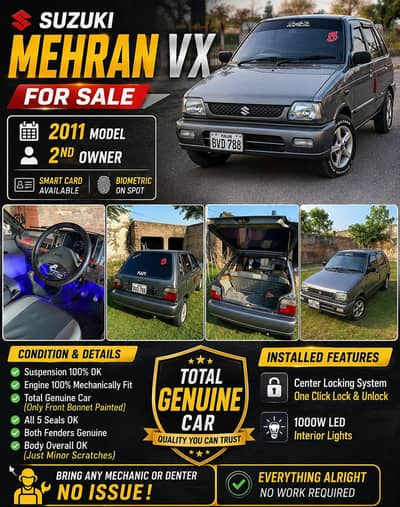 Suzuki Mehran VX 2011