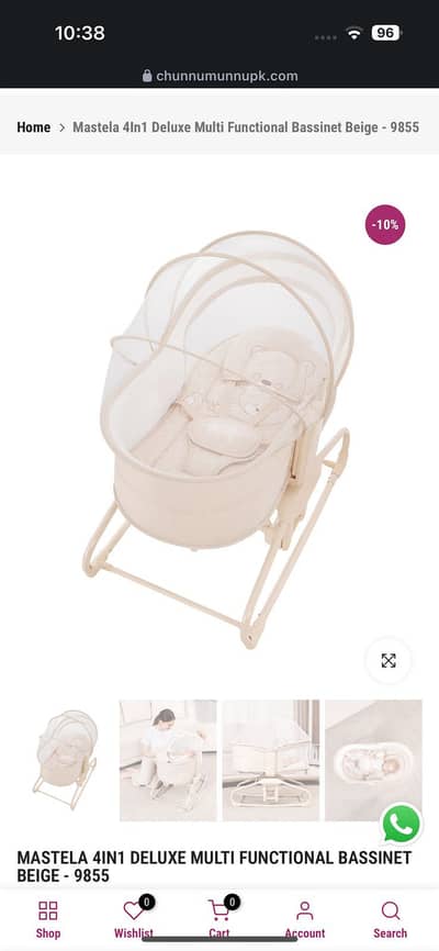 Mastela 4 in 1 swing