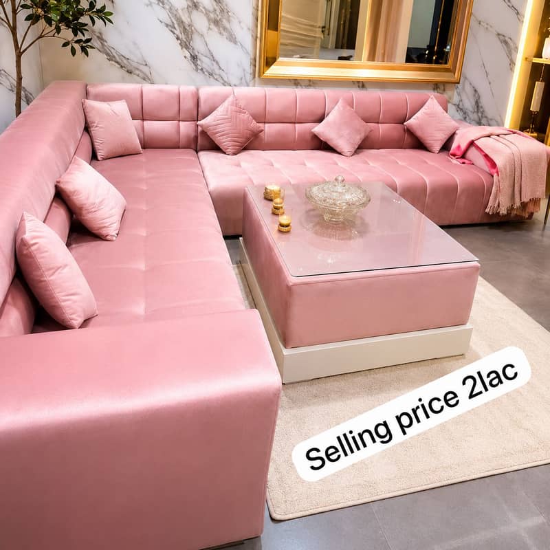 L shape sofa 0