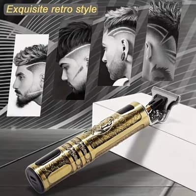 Vintage T9 Professional Trimmer – Close-Cutting T-Blade Hair Clipper