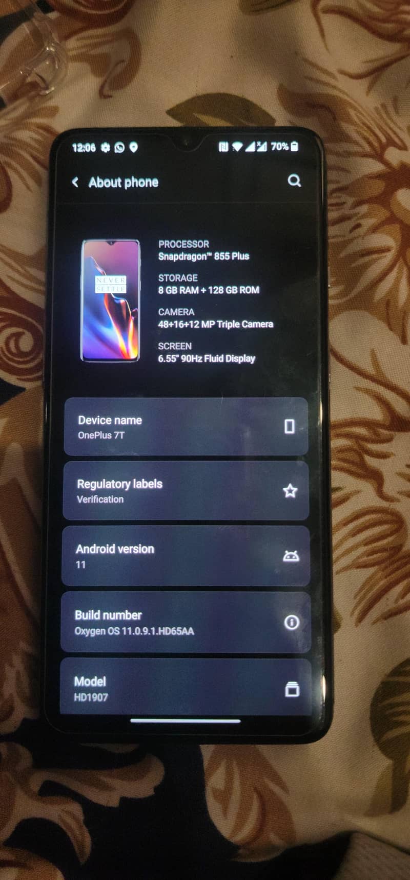 One Plus 7T 2