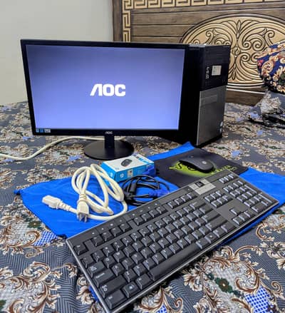 CPU And LCD With All Accessories