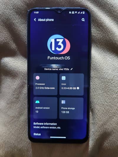 Vivo Y53s 128/8+4