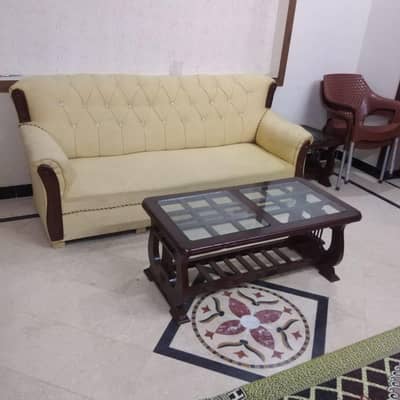 5 seater sofa set with table for sale