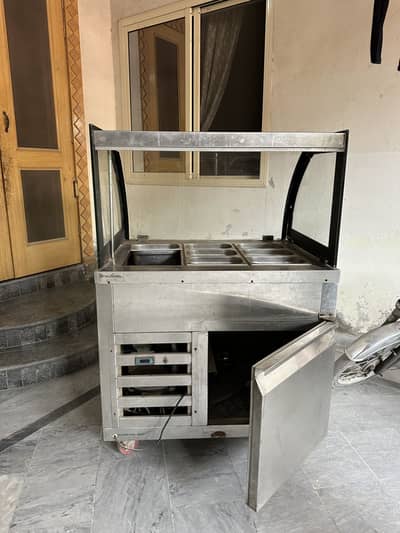Display steel counter