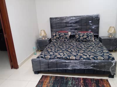 brand new king size bed and side tables