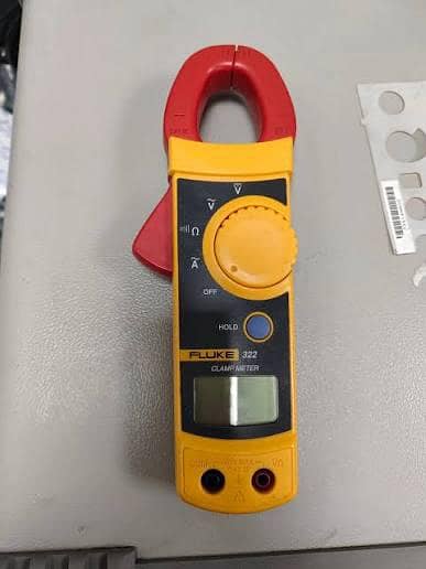 fluke 322 multimeter 0