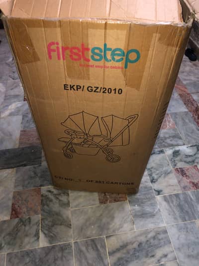 Kids Baby First Step Double Stroller ( imported brand)