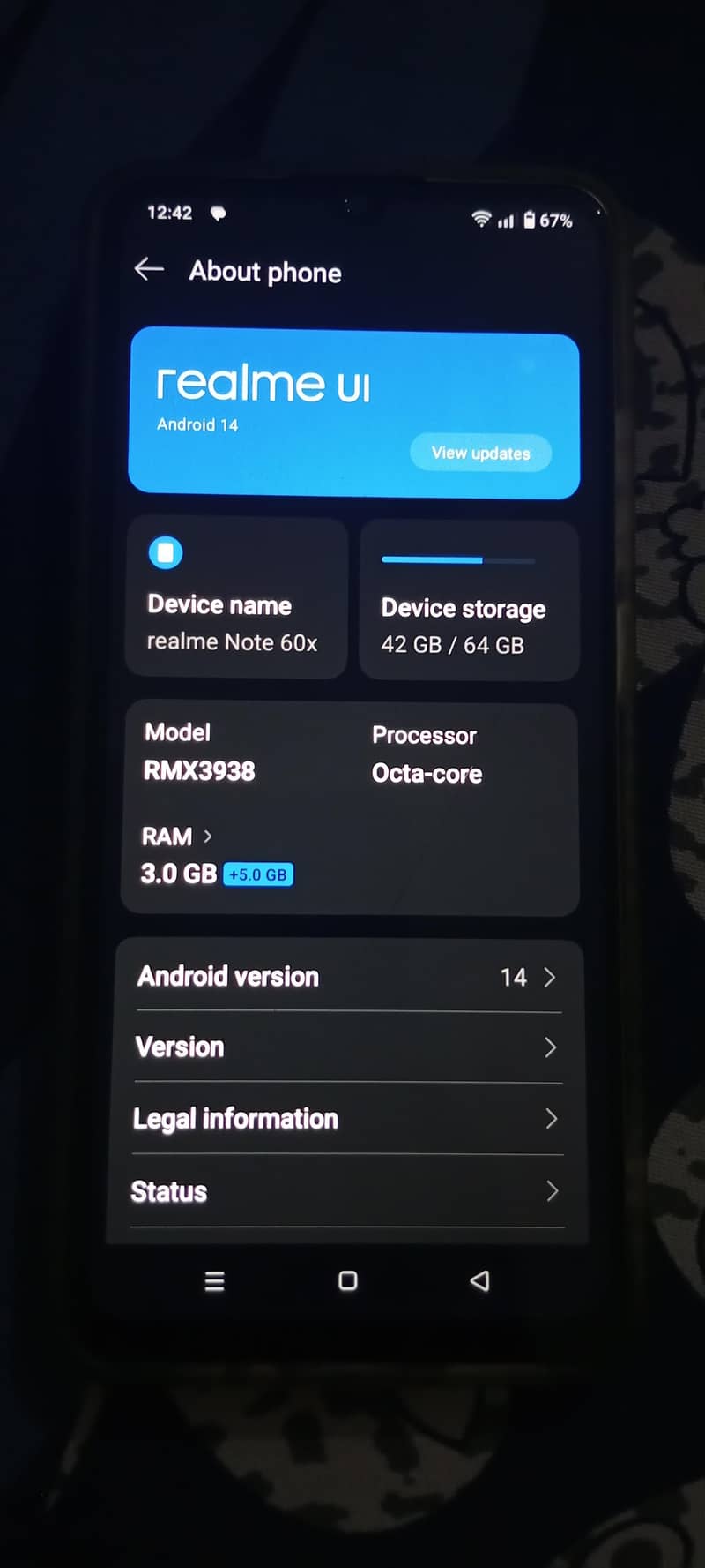 Realme Note 60x 5