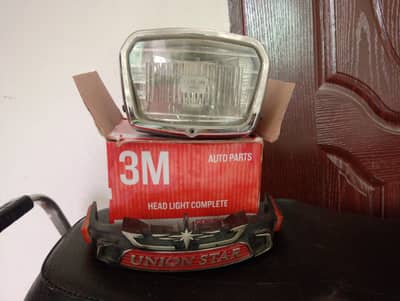 Union bike 3M head light complete genuine quality and crown