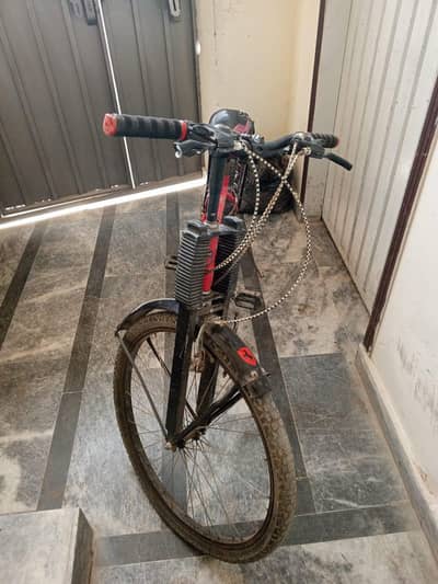 "Phoenix 18-Speed Mountain Bicycle in Excellent Condition".