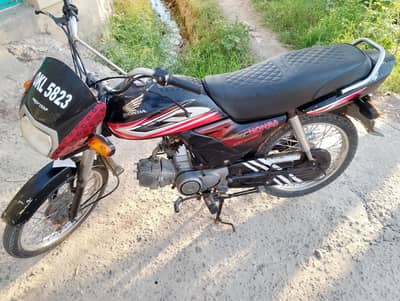 Honda CD 70 dream mobile 2019 standard engain good condition smart