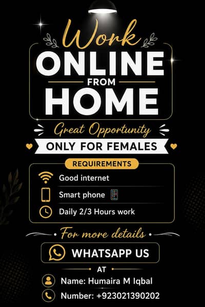online work Ava only female