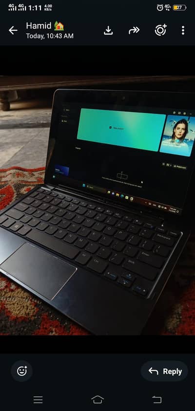 dell touch and typing laptop