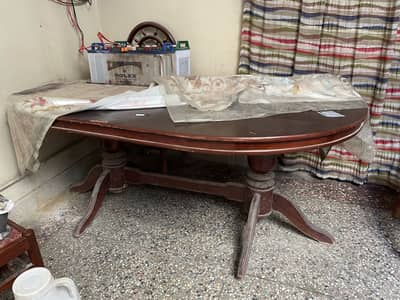 DINING TABLE WITH 6 CHAIRS