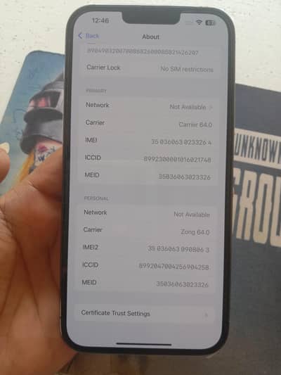 Apple iPhone 13 Pro Max/FU/ Zong sim Glitch